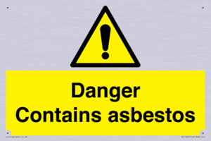 WC1459: Danger contains asbestos