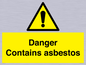 WC1459: Danger contains asbestos