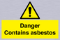 WC1459: Danger contains asbestos