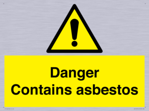 WC1459: Danger contains asbestos