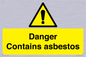 WC1459: Danger contains asbestos