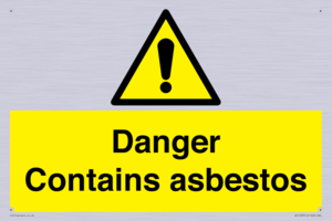 WC1459: Danger contains asbestos