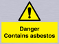 WC1459: Danger contains asbestos