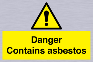 WC1459: Danger contains asbestos