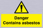 WC1459: Danger contains asbestos