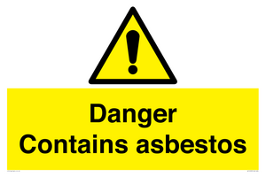 WC1459: Danger contains asbestos
