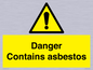 WC1459: Danger contains asbestos