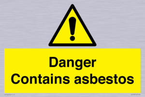 WC1459: Danger contains asbestos