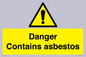 WC1459: Danger contains asbestos