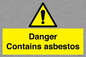 WC1459: Danger contains asbestos