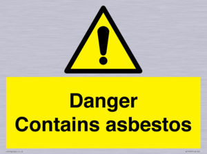 WC1459: Danger contains asbestos