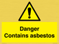 WC1459: Danger contains asbestos