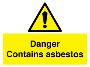 WC1459: Danger contains asbestos
