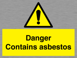 WC1459: Danger contains asbestos