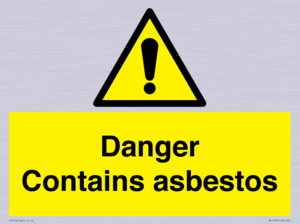 WC1459: Danger contains asbestos