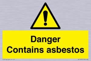 WC1459: Danger contains asbestos