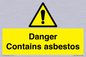 WC1459: Danger contains asbestos