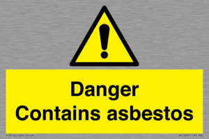 WC1459: Danger contains asbestos