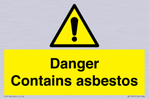 WC1459: Danger contains asbestos