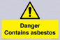 WC1459: Danger contains asbestos