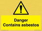 WC1459: Danger contains asbestos