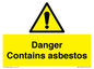 WC1459: Danger contains asbestos