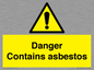 WC1459: Danger contains asbestos