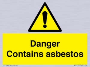 WC1459: Danger contains asbestos
