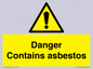 WC1459: Danger contains asbestos