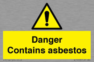 WC1459: Danger contains asbestos