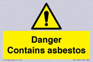 WC1459: Danger contains asbestos