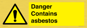 WC1459: Danger contains asbestos