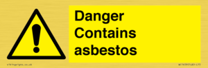 WC1459: Danger contains asbestos