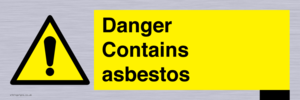 WC1459: Danger contains asbestos