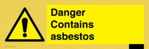WC1459: Danger contains asbestos