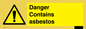WC1459: Danger contains asbestos