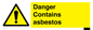 WC1459: Danger contains asbestos