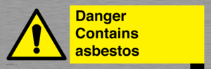 WC1459: Danger contains asbestos