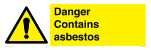WC1459: Danger contains asbestos