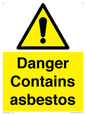 WC1459: Danger contains asbestos