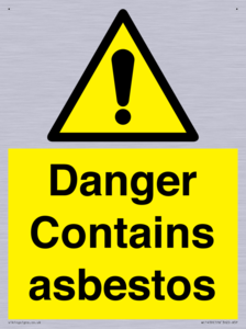 WC1459: Danger contains asbestos