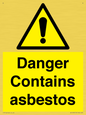 WC1459: Danger contains asbestos
