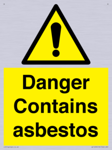 WC1459: Danger contains asbestos