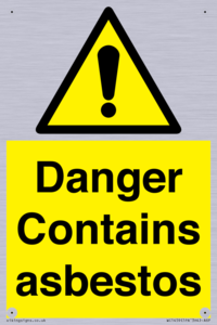 WC1459: Danger contains asbestos