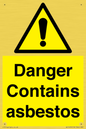 WC1459: Danger contains asbestos