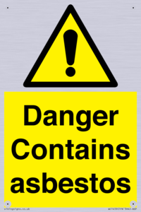 WC1459: Danger contains asbestos