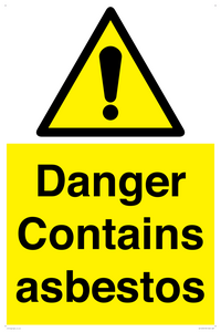 WC1459: Danger contains asbestos