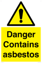 WC1459: Danger contains asbestos