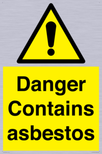 WC1459: Danger contains asbestos