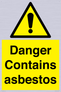 WC1459: Danger contains asbestos
